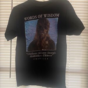 Star Wars Chewbacca Wisdom Tee - Black and Blue